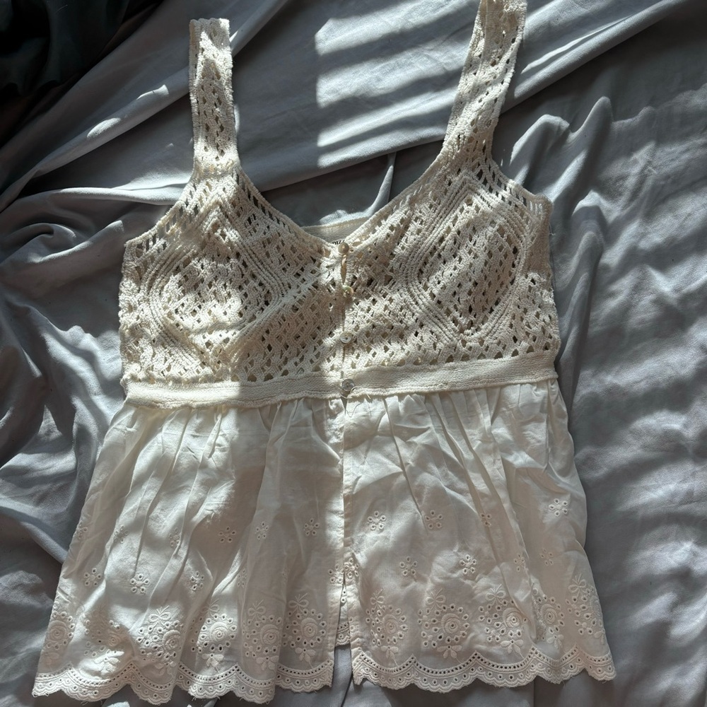 Boho Knit Combination Top